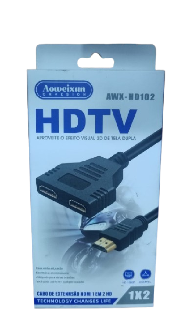 SPLITER HDMI 1X2 CABLE HDTV AWX-HD102