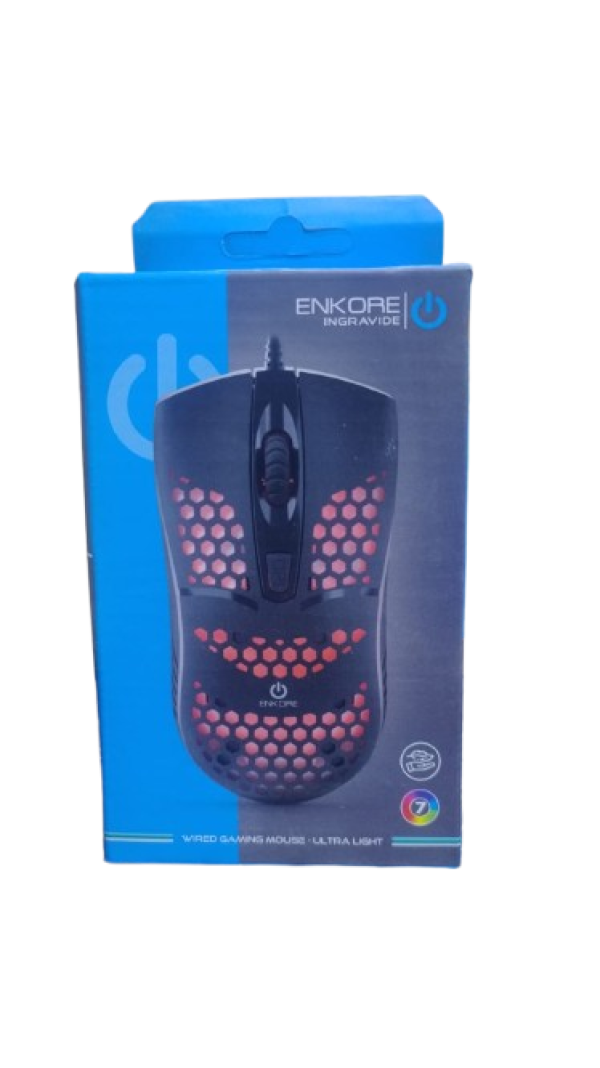 MOUSE GAMER INGRAVIDE BLACK EKM118K ENKORE
