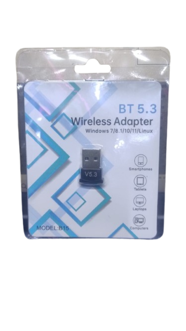 WIRELESS ADAPTER BT 5.3 MODEL B15 BLUETOOTH