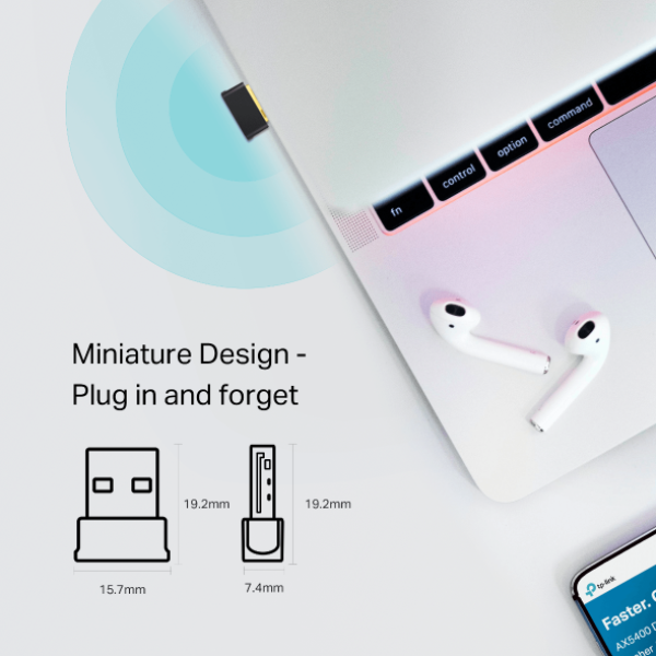TP-LINK ADAPTADOR USB AC600 NANO WI-FI BLUETOOTH 4.2 ARCHER T2UB NANO