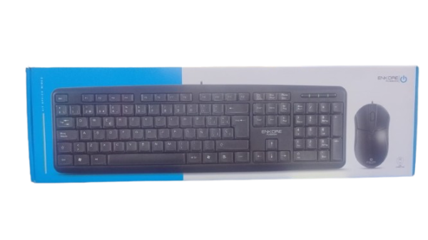 KIT FUSSION EN T502 TECLADO + MOUSE USB ENKORE