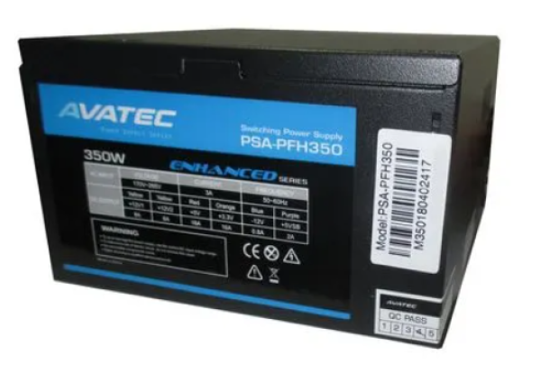 FUENTE AVATEC 350W (PFH350W BLACK BOX )