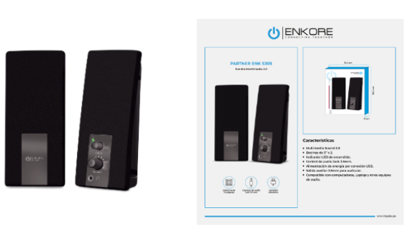 PARTNER ENK S305 PARLANTE 2.0 2" ENKORE