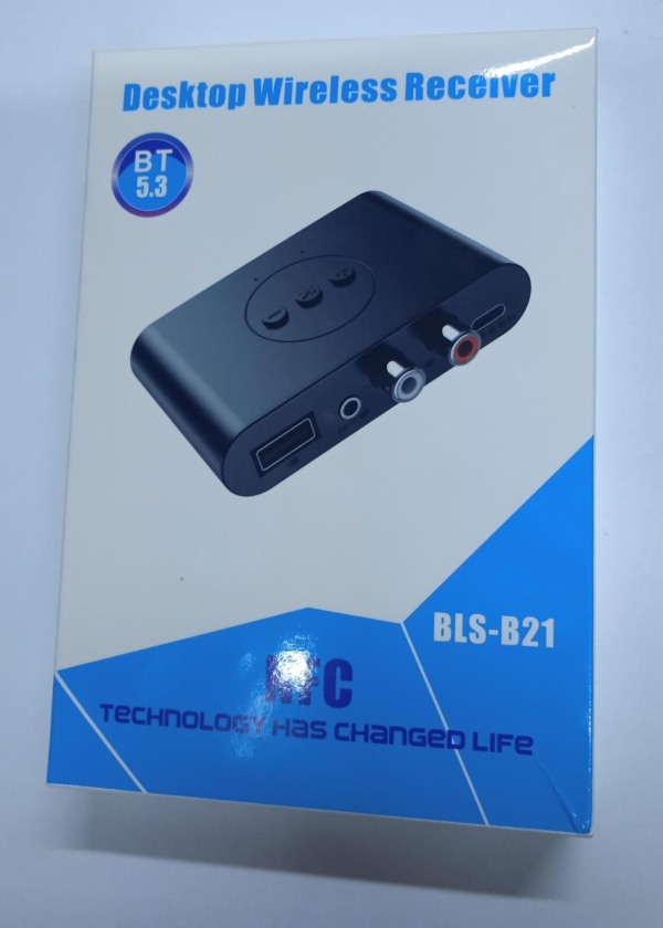 RECEPTOR BLUETOOH BLS-B21 BT5.3 DESKTOP WIRELESS RECEIVER