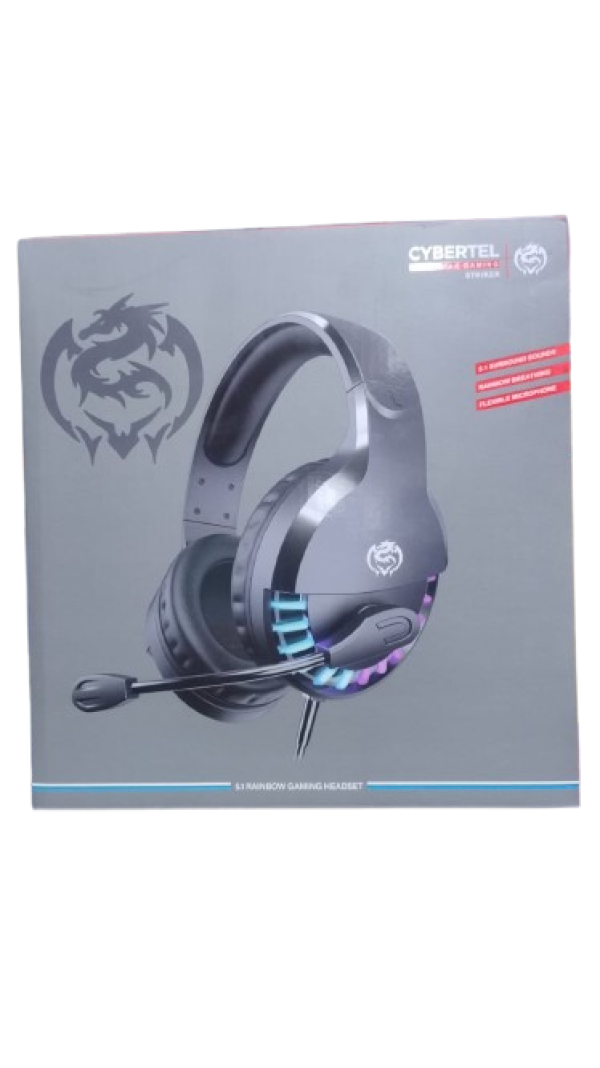 STRIKER CYB HG501U AURICULAR GAMER USB RAINBOW C/MICRO CYBERTELL
