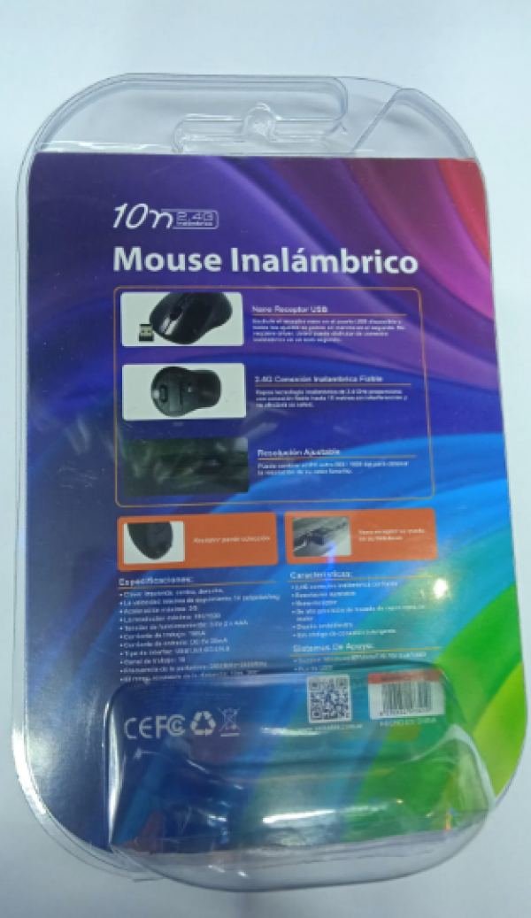 MOUSE INALAMBRICO SEISA 2.4G DN G620