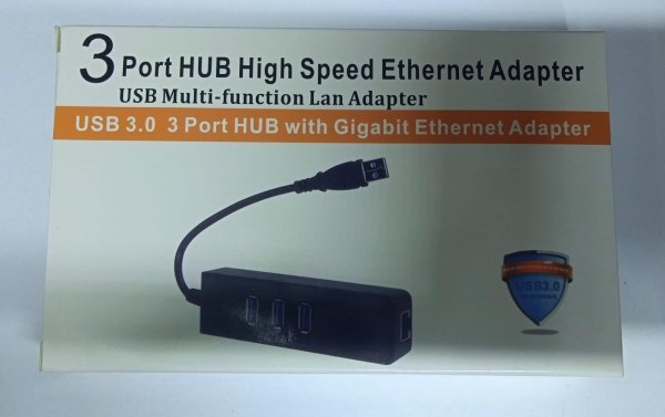 HUB USB 3.0 DE 3 PUERTOS + HDMI CAJA  MODEL FE-027