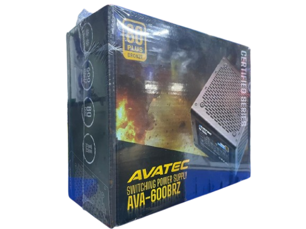FUENTE DE PODER AVATEC GAMING AVA-600BRZ 80PLUS BRONCE 600W