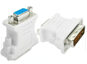 DVI A VGA (24 + 5) PEQUEÑO BLANCO