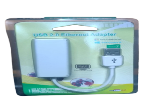 USB ETHERNET 2.0 BLISTER BLANCO