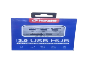 HUB USB 7 EN 1 + LECTOR DE MEMORIAS SD HOCHI #718