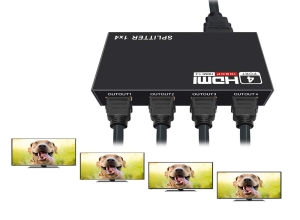 SPLITER 1X4 CAJA BLANCA YUS