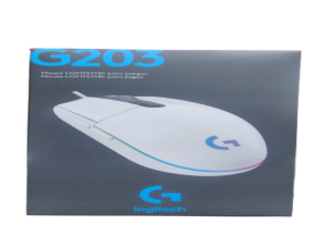 MOUSE LOGITECH G203 LIGTHSPEED WHITE OPTICAL 8000 DPI RGB