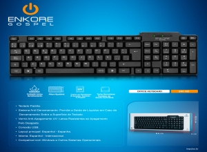 GOSPEL ENK300 TECLADO USB ENKORE
