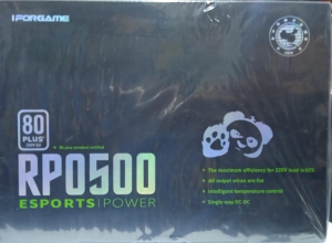 FUENTE DE PODER RPO-500 IFORGAME APFC 80PLUS WHITE