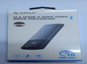 CASE M.2 2 EN 1 ORICO M2 SSD ENCLOSURE 10GBPS NVME /NGFF AXM2S G2 V1 GY BP