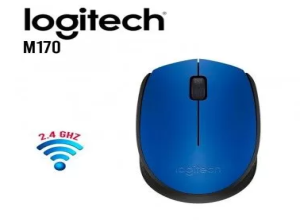 MOUSE LOGITECH M170 WIRELESS BLUE (910-004800)