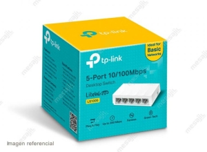 SWITCH TP-LINK LS1005 LITE WAVE 5 PUERTOS 10/100 MBPS