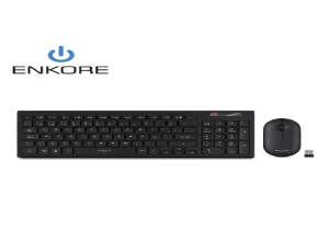 KIT TECLADO + MOUSE WIFI EBONY ENK T800 ENKORE