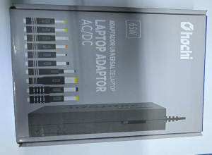 CARGADOR LAPTOP UNIVERSAL 65W 10 PINES HOCHI GRIS