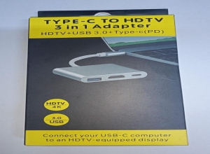 ADAPTADOR TIPO C 3 EN 1 FE-051