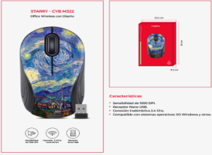 STARRY CYB M322 MOUSE WIFI CYBERTELL